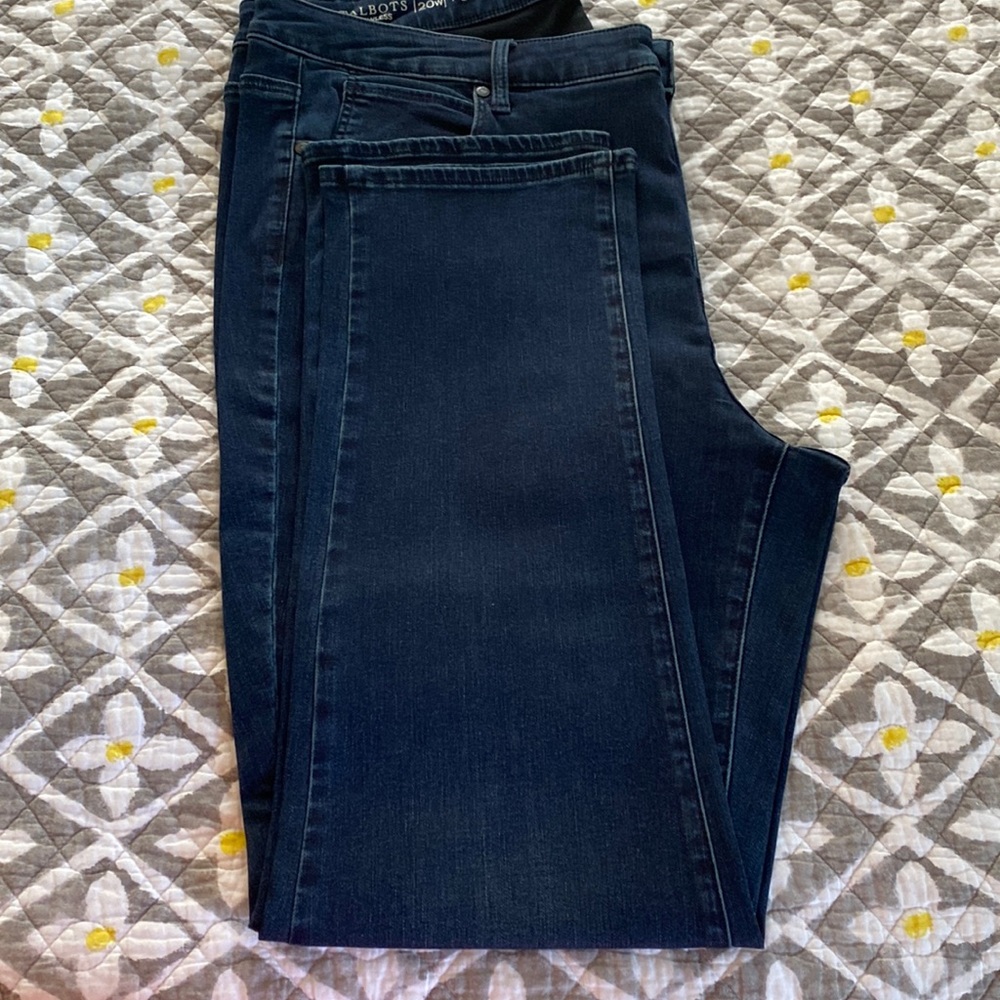 Talbots flawless size 20W High-waist Straight leg jeans . Super Great condition